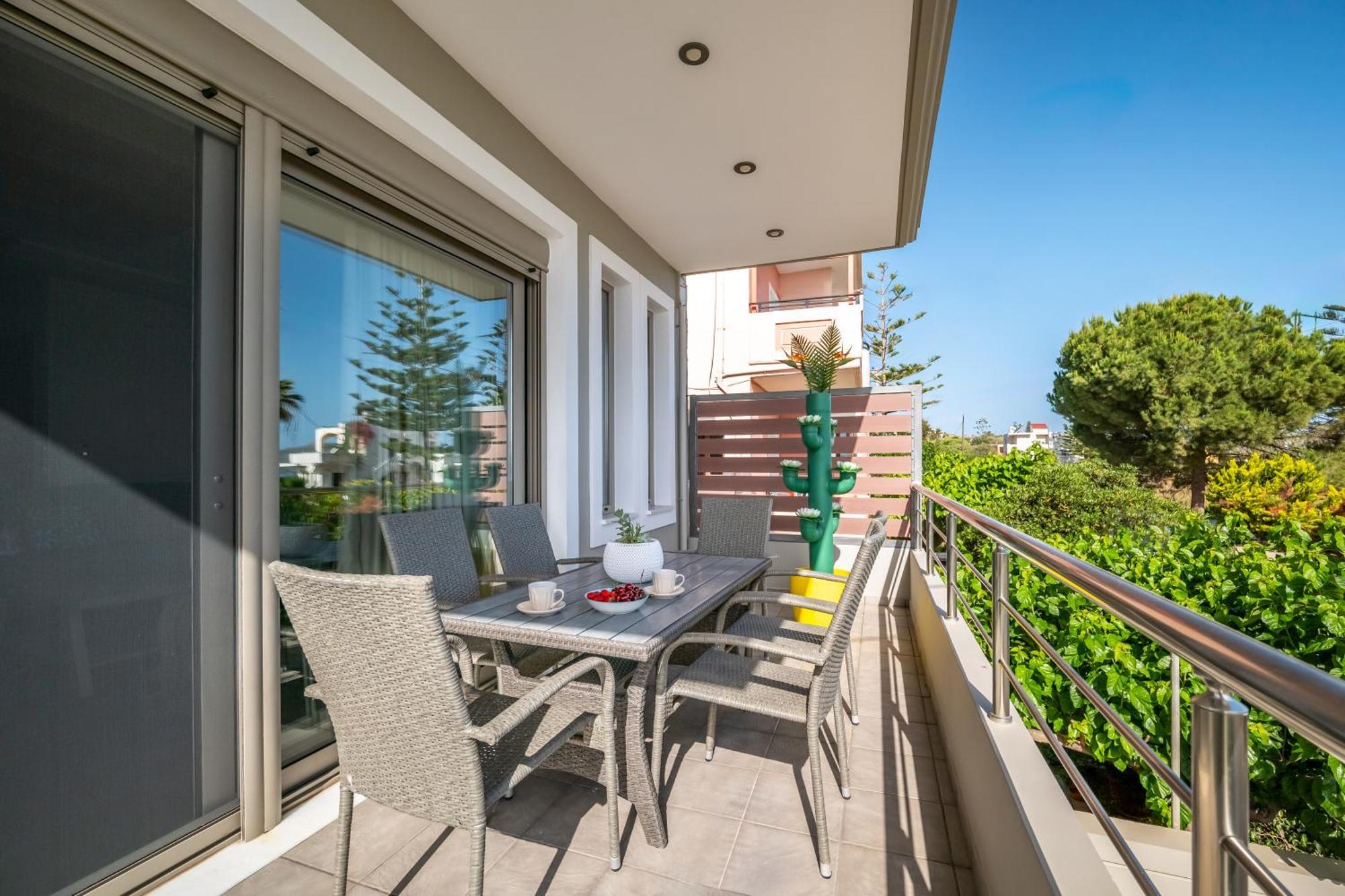 Aria Sea View, Chania Stalos Exterior photo