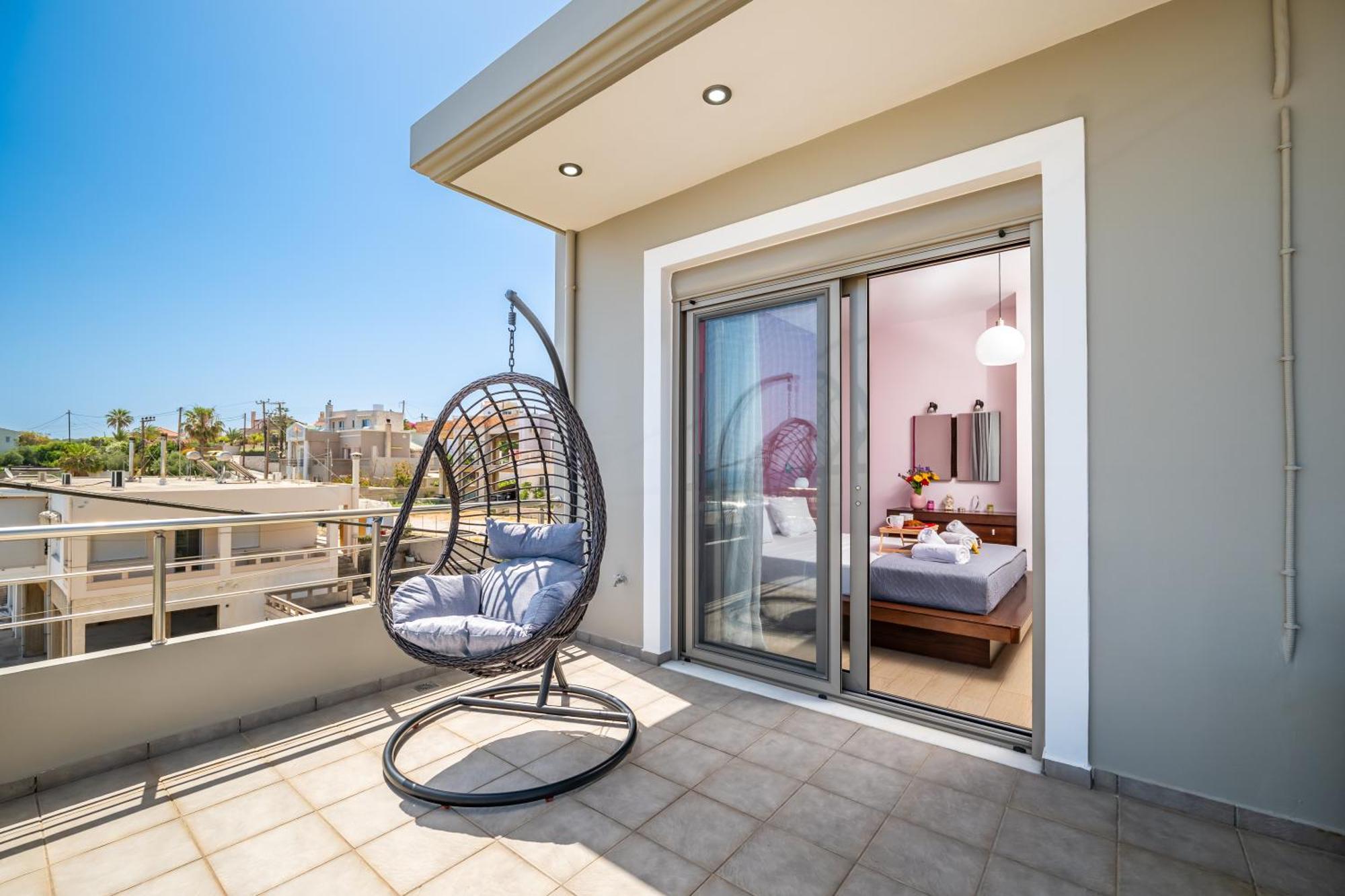 Aria Sea View, Chania Stalos Exterior photo