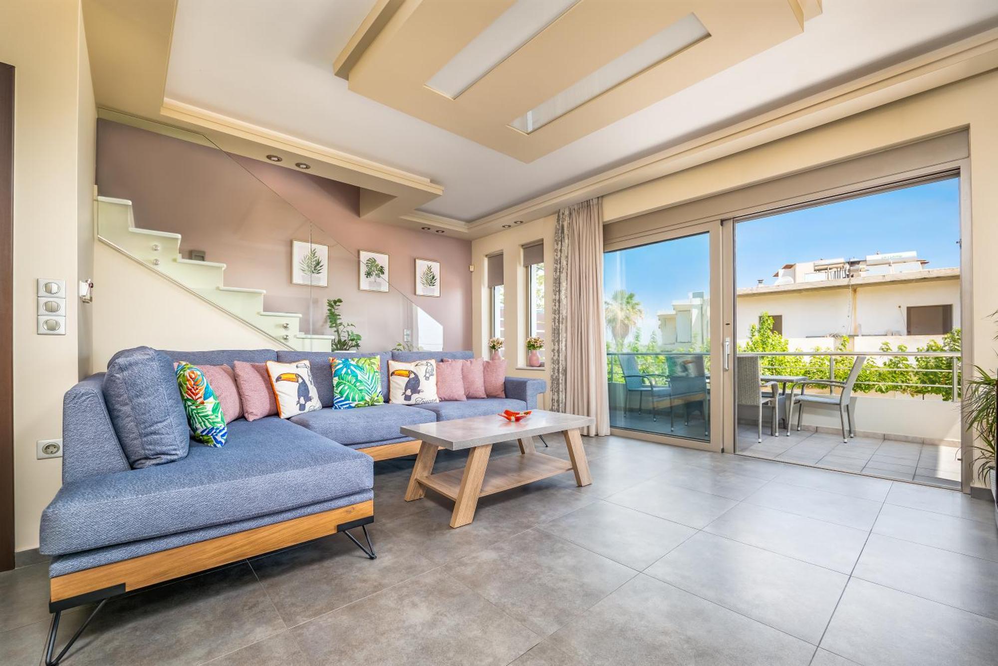 Aria Sea View, Chania Stalos Exterior photo