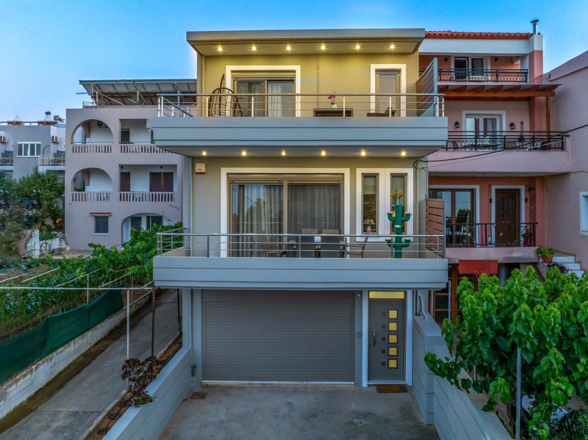 Aria Sea View, Chania Stalos Exterior photo