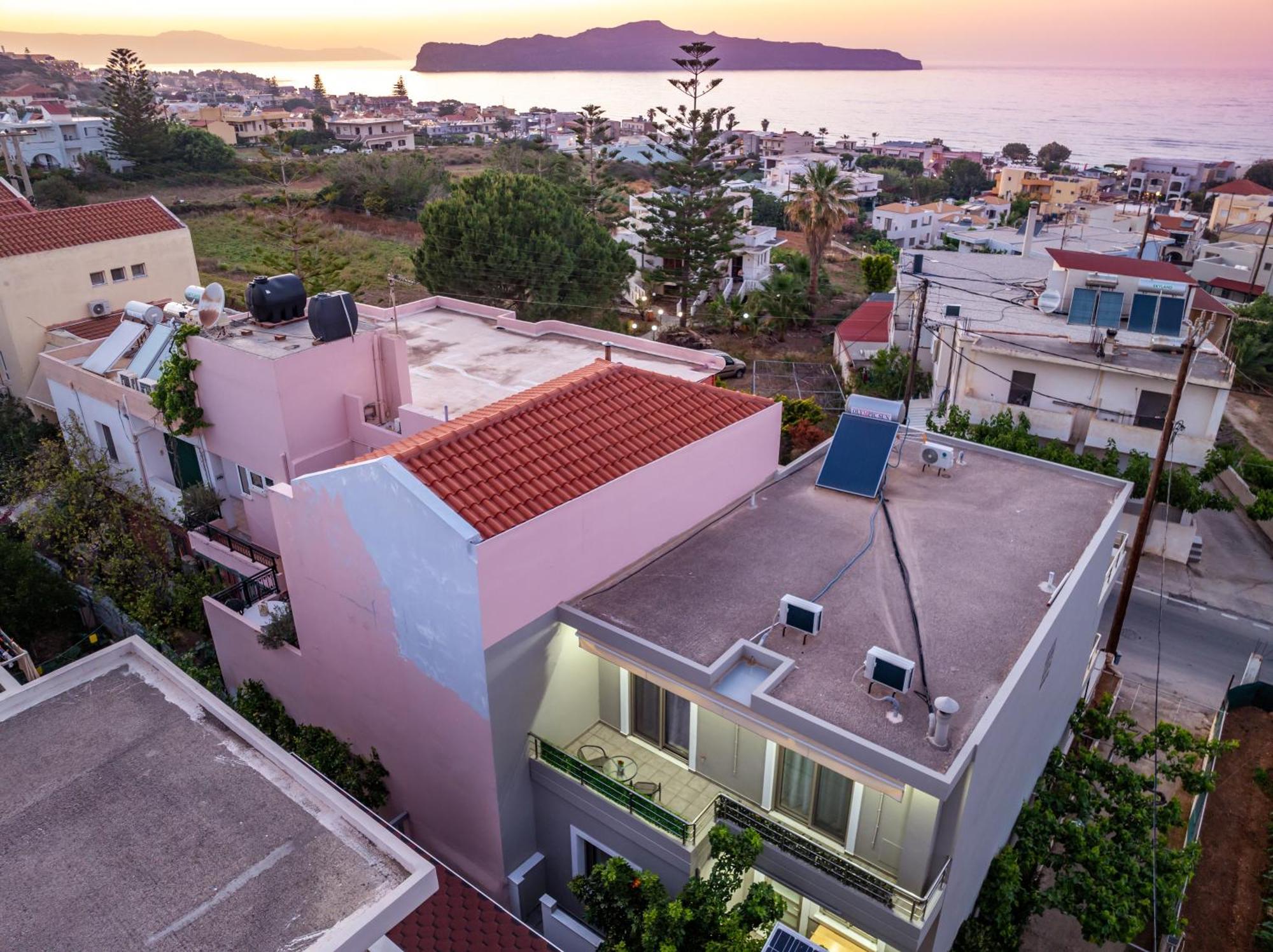 Aria Sea View, Chania Stalos Exterior photo
